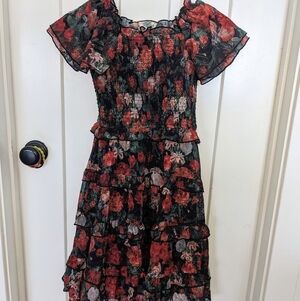 Ivy City Mini Winnie Midnight Roses Size 9/10